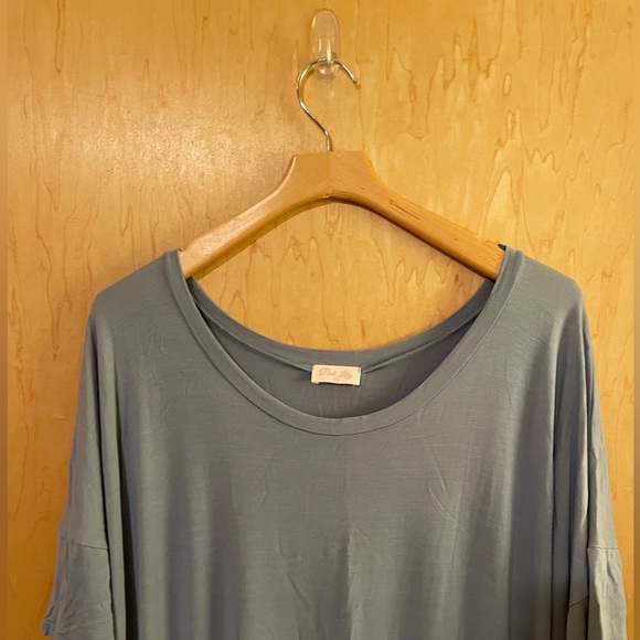 Women's Pink Lily Ankle Length T-Shirt Dress - Picture 3 of 7